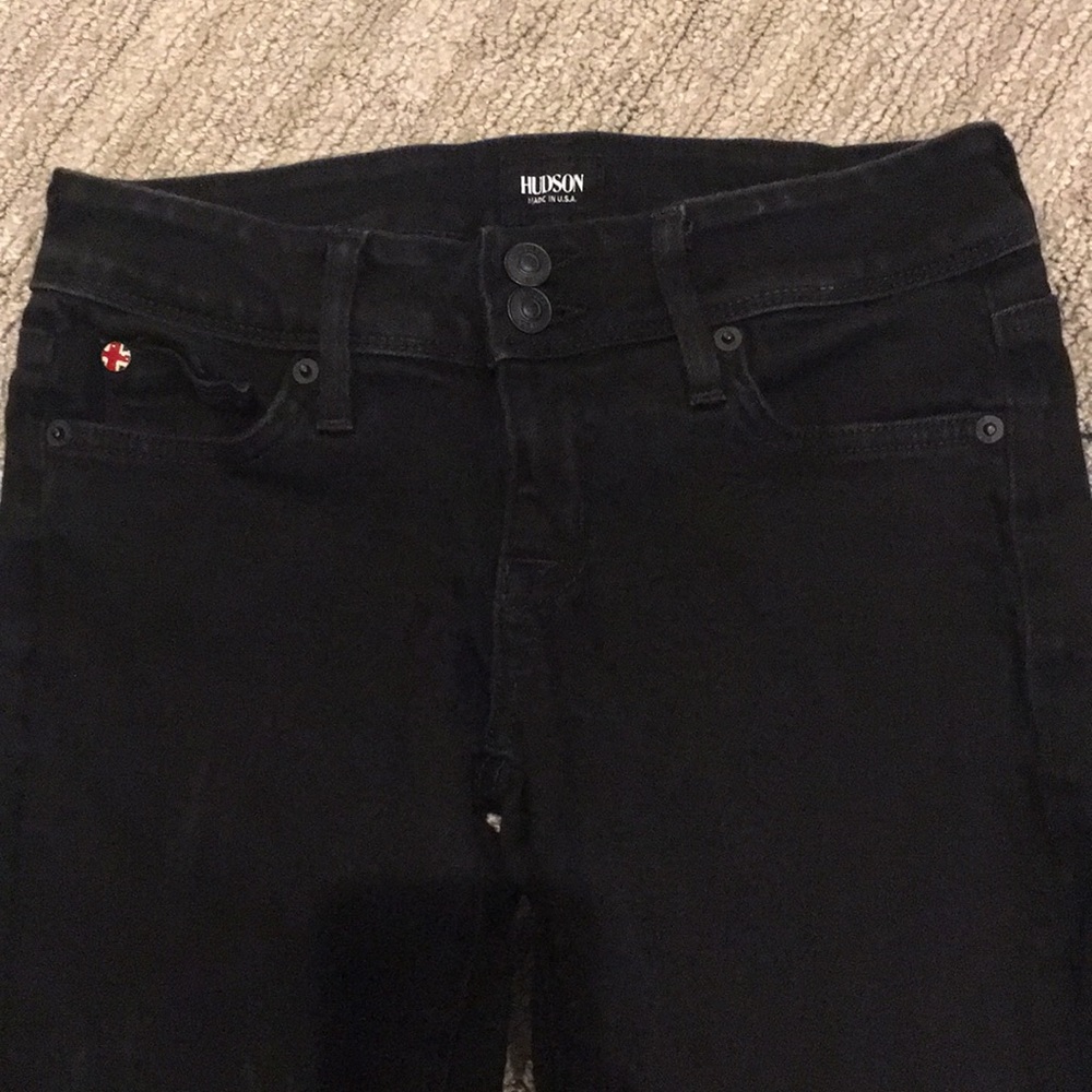 Hudson Jeans: Girls Ginny Crop Jeans in black